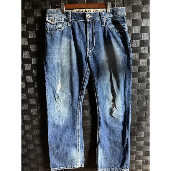 Express Other - Express Mens 34x31 Jeans Classic Low Rise Boot Cut Kingston Denim *see Note*